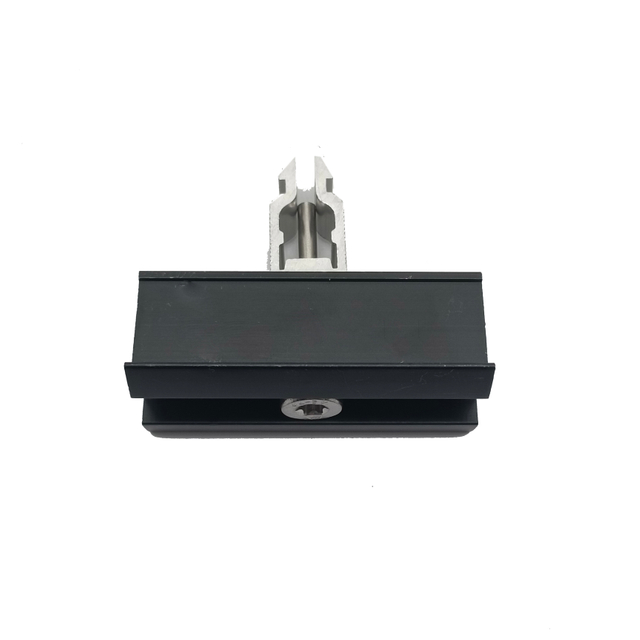 AL6005 Morsetti centrali in alluminio per montaggio sul tetto del pannello solare nero con bulloni a presa