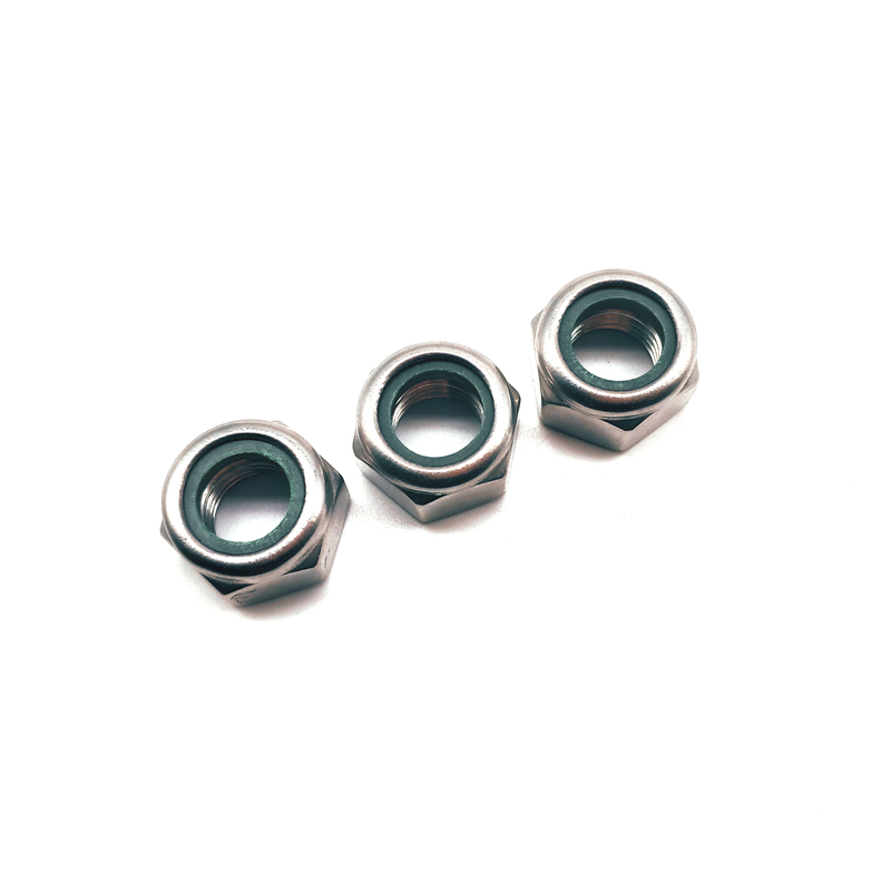 Din985 Acciaio inossidabile in acciaio inossidabile Nylon Blocco Nylon Scolled con inserto non metallico