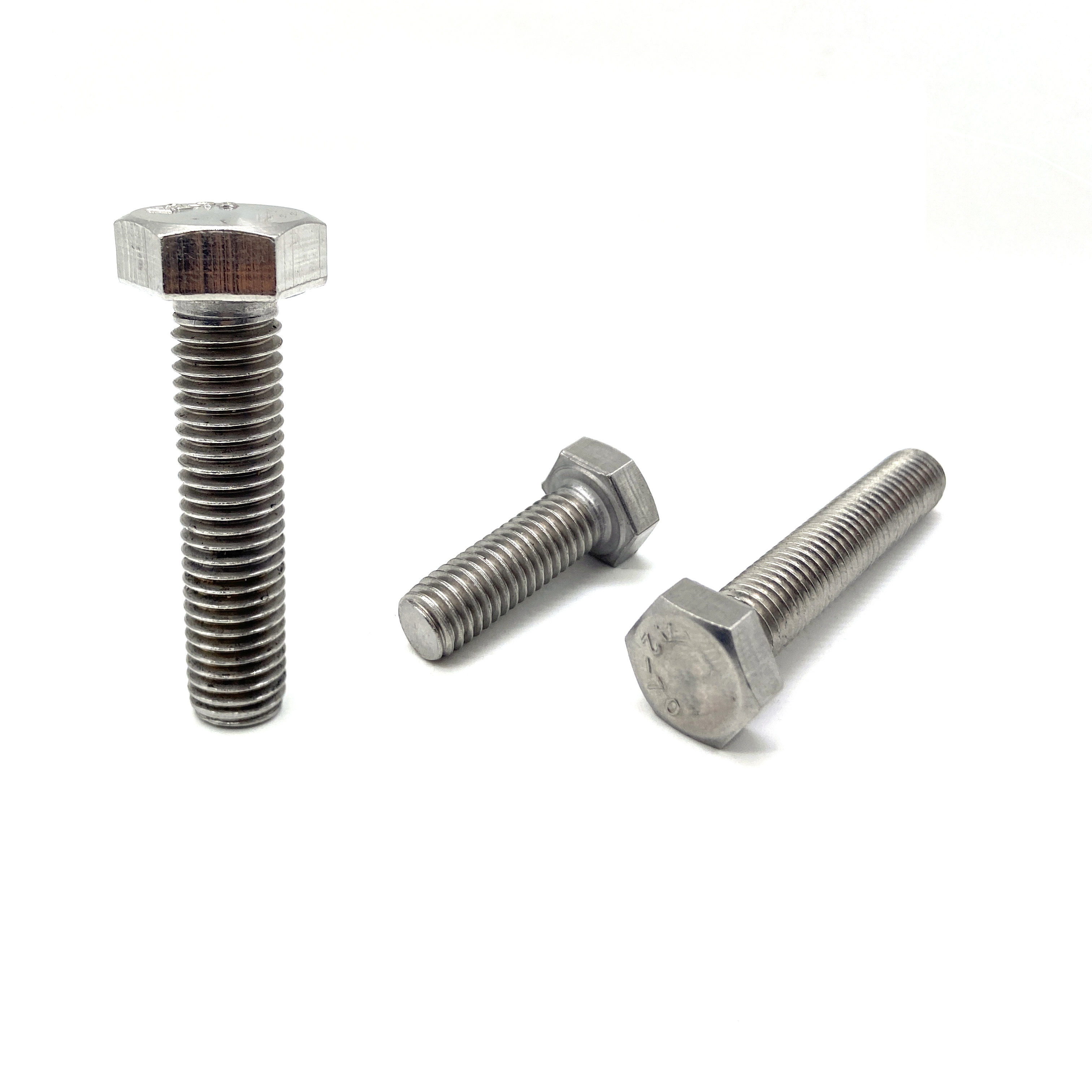 INOX A2 INOX A4 Bullone a testa esagonale in acciaio inossidabile 304 316 DIN933 di alta qualità