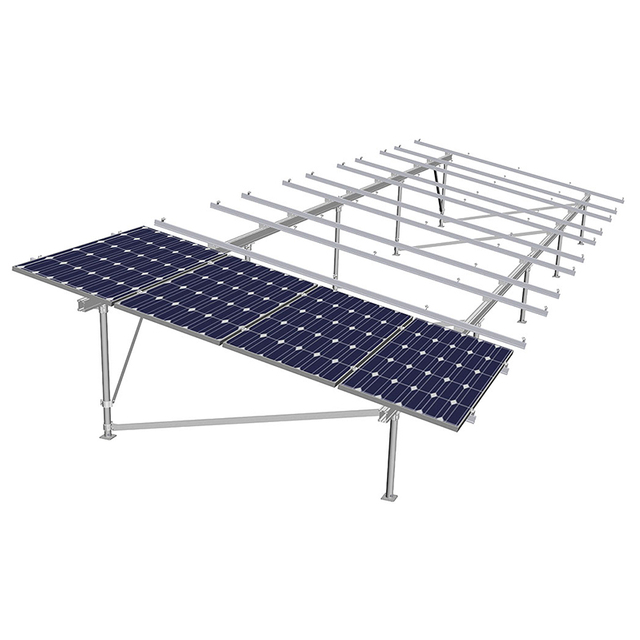 Staffe per tetto con sistema di montaggio inclinabile per pannelli a energia solare per roulotte/camper