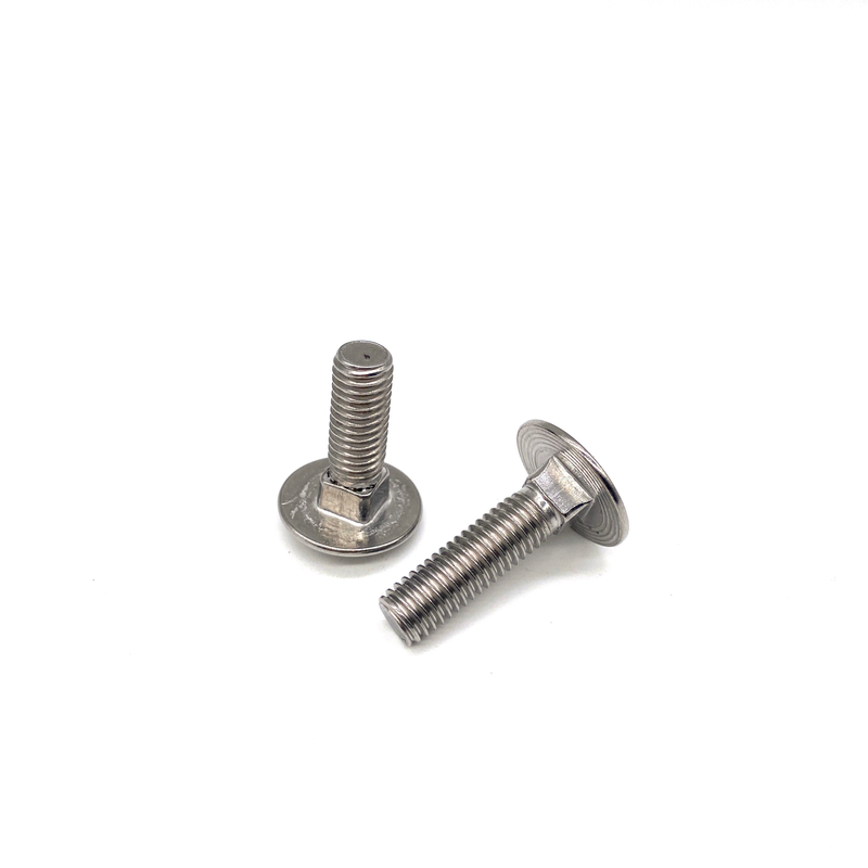 Bullone a testa tonda con collo quadrato in acciaio inossidabile 314 316 M5 M6 DIN603 INOX A4 INOX A2 