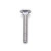 Bullone a testa tonda a collo tondo M8x50mm in acciaio inossidabile DIN603