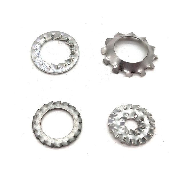 Rondella di bloccaggio del dente esterno in acciaio inossidabile DIN6797A 304 316