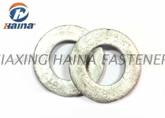 Rondella piatta HDG in acciaio temprato ASTM F436 M14