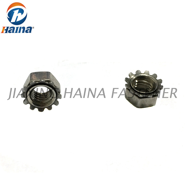 Dado K-Lock dado Keps M10 in acciaio inossidabile 18-8