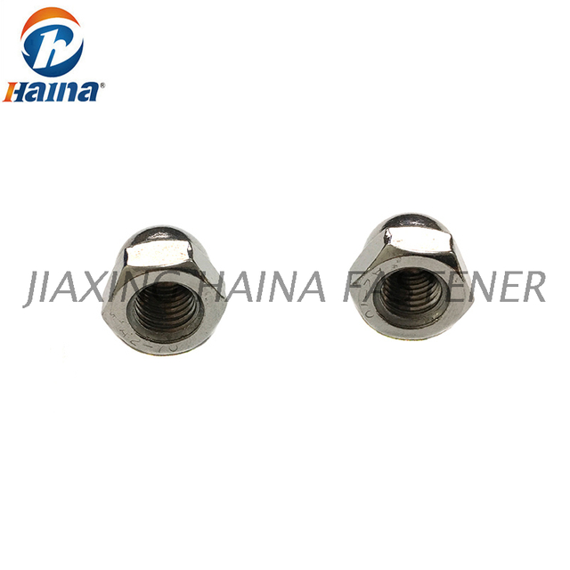 Dado cieco bombato esagonale in acciaio inossidabile DIN1587