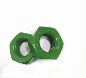 Dado esagonale in teflon verde DIN934 in acciaio inossidabile A2-70 A4-80 316 304 